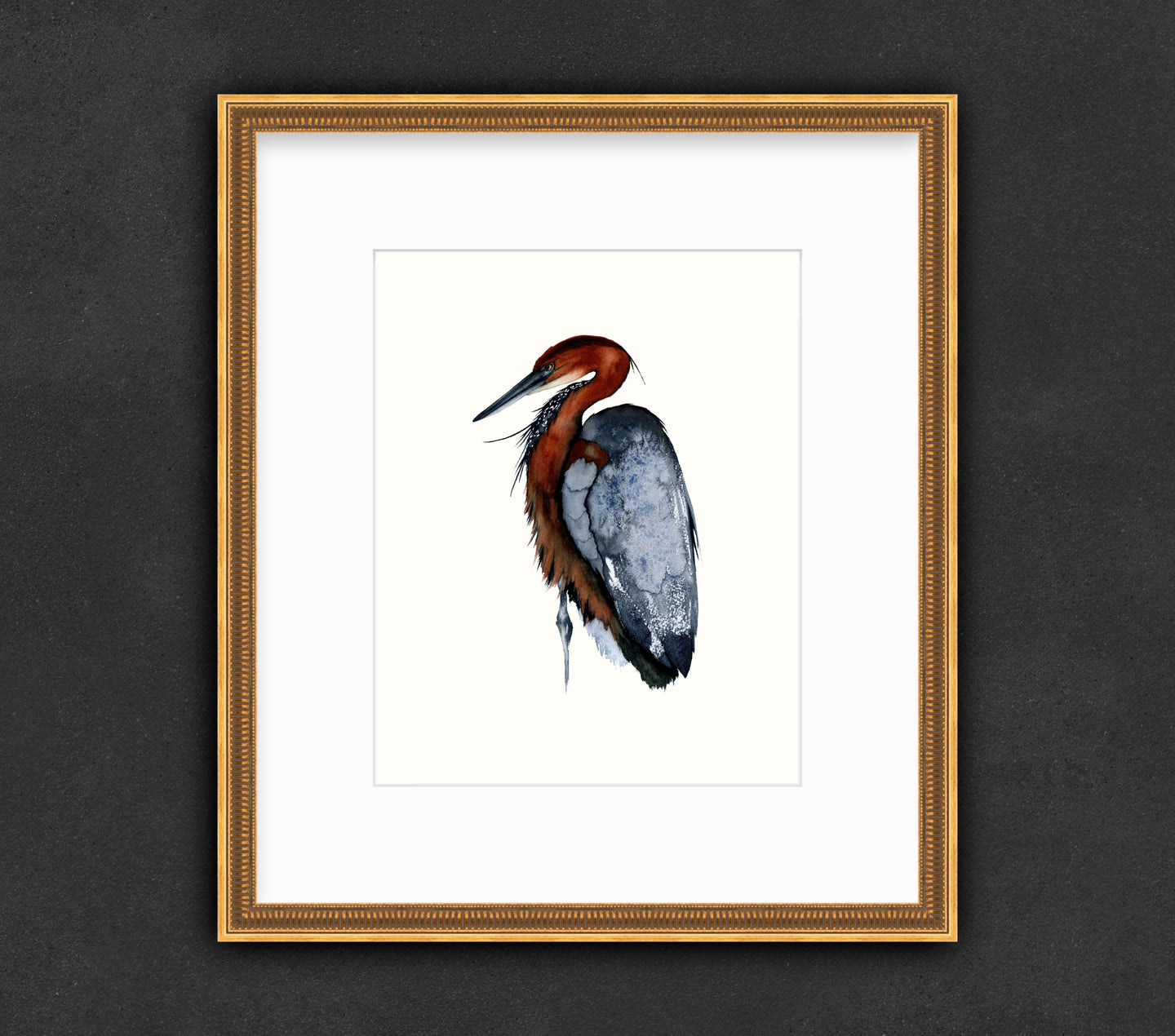 “Autumn Jones” Fine Art Print - Great Blue Heron (2021)