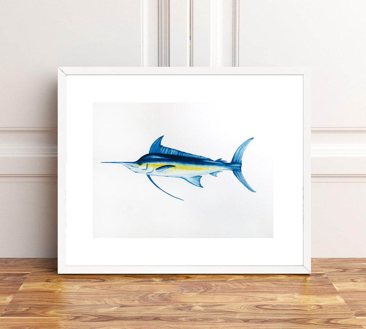 Captain Blu - Blue Marlin Fine Art Print