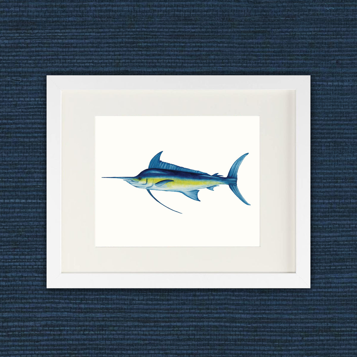 Captain Blu - Blue Marlin Fine Art Print