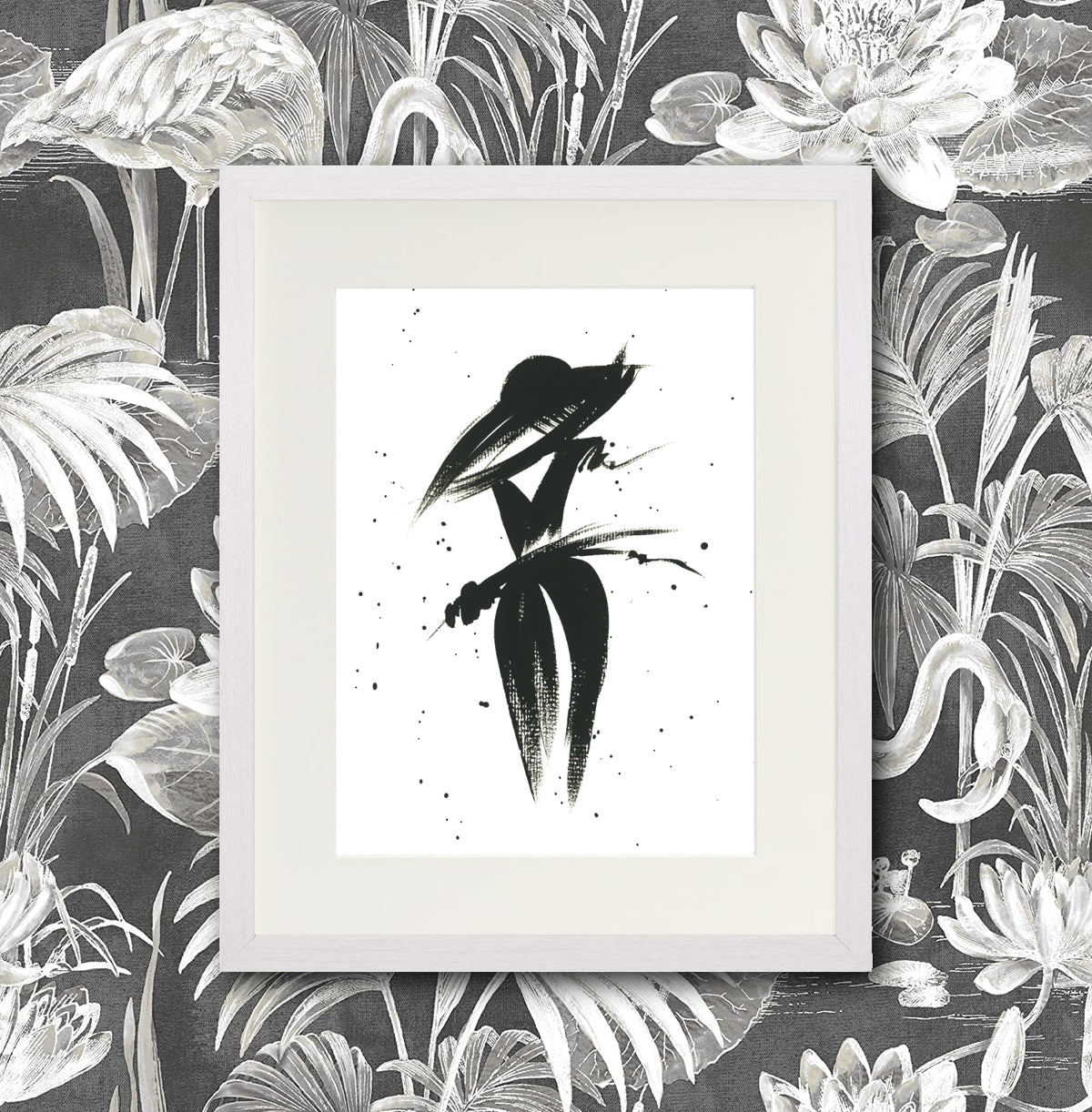 Carolina on White - The Ladies Fine Art Print