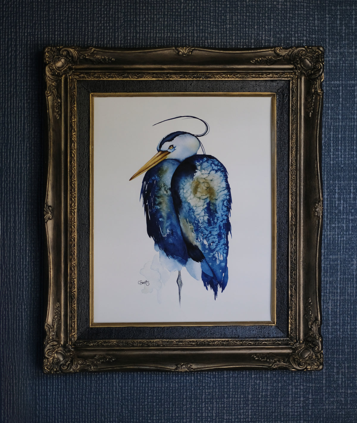 Hey Sister Pretty - Great Blue Heron Fine Art Print