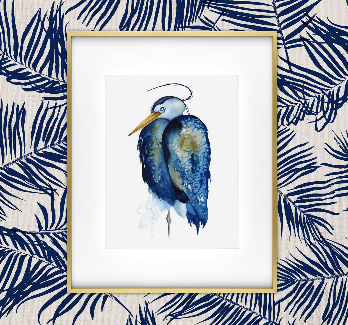 Hey Sister Pretty - Great Blue Heron Fine Art Print
