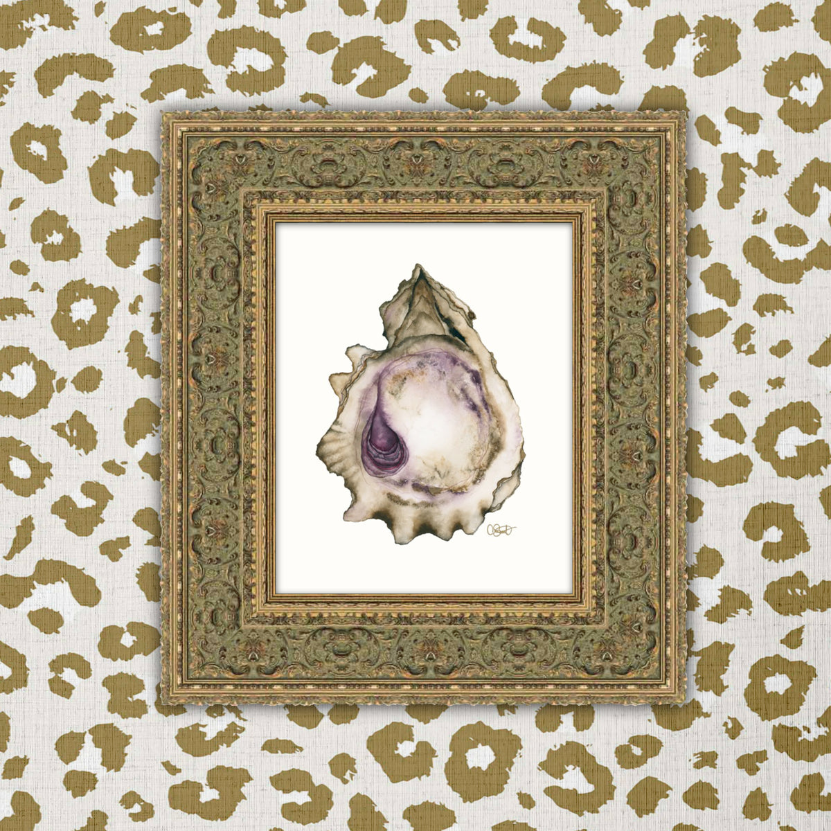 Lilac & Earth - Oyster Fine Art Print