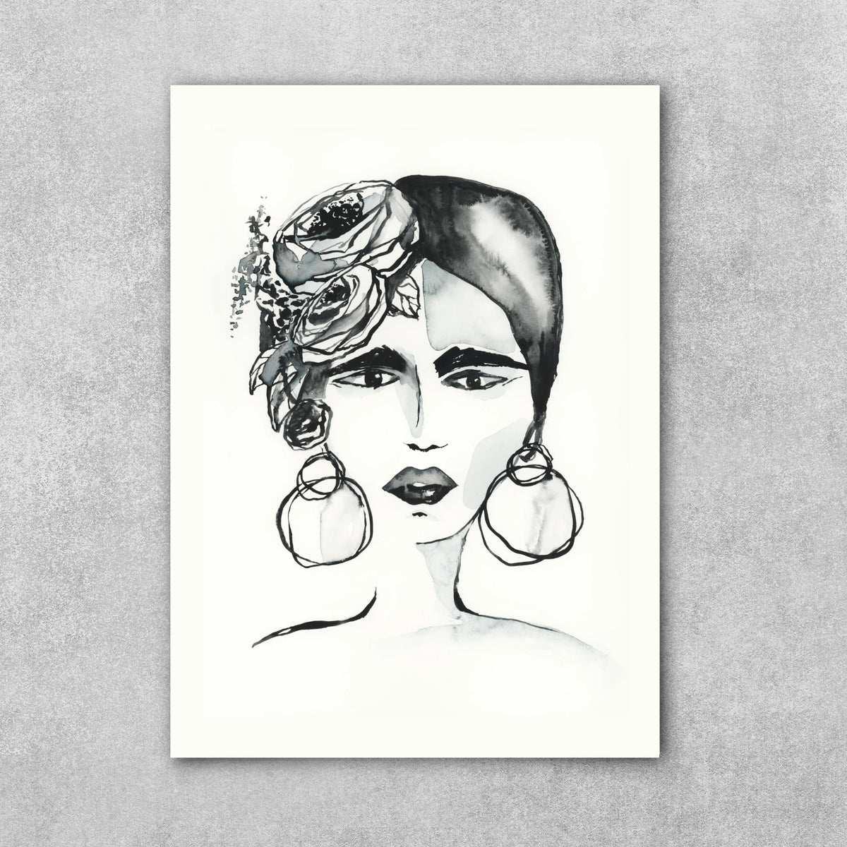 Maya - The Ladies Original Watercolor, 9x12