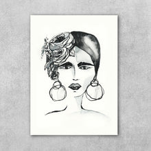 Load image into Gallery viewer, Maya - The Ladies Original Watercolor, 9x12