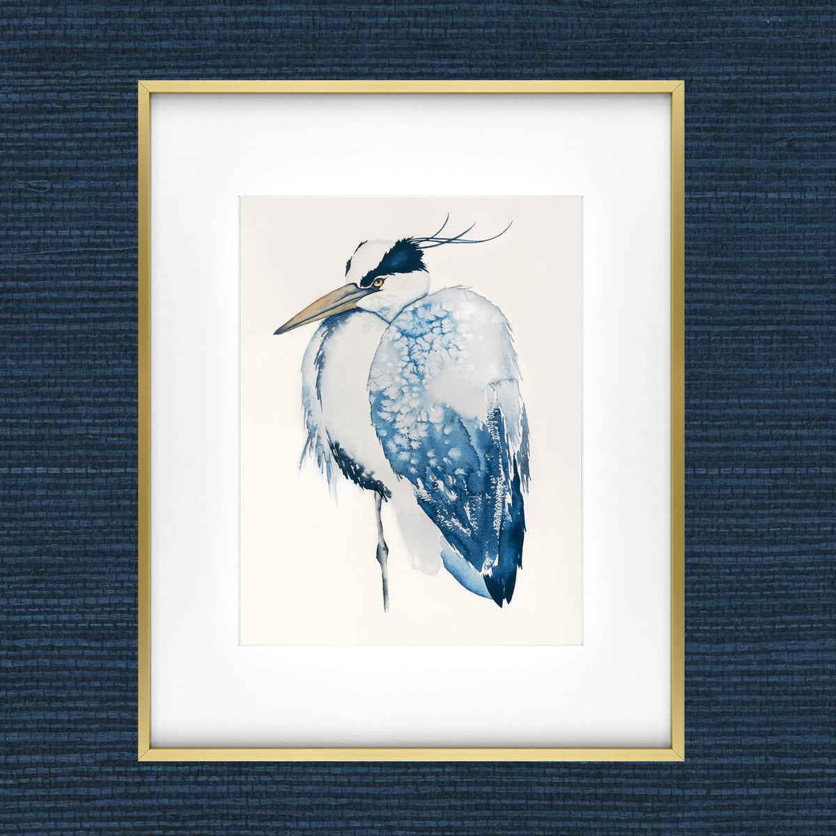 Only Lonely - Great Blue Heron Fine Art Print