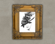 Load image into Gallery viewer, Renaissance Eyes - The Ladies Original Watercolor, 8x10.5