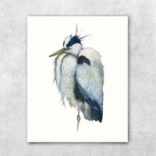 Load image into Gallery viewer, "Somewhere" Fine Art Print - Great Blue Heron (2020)
