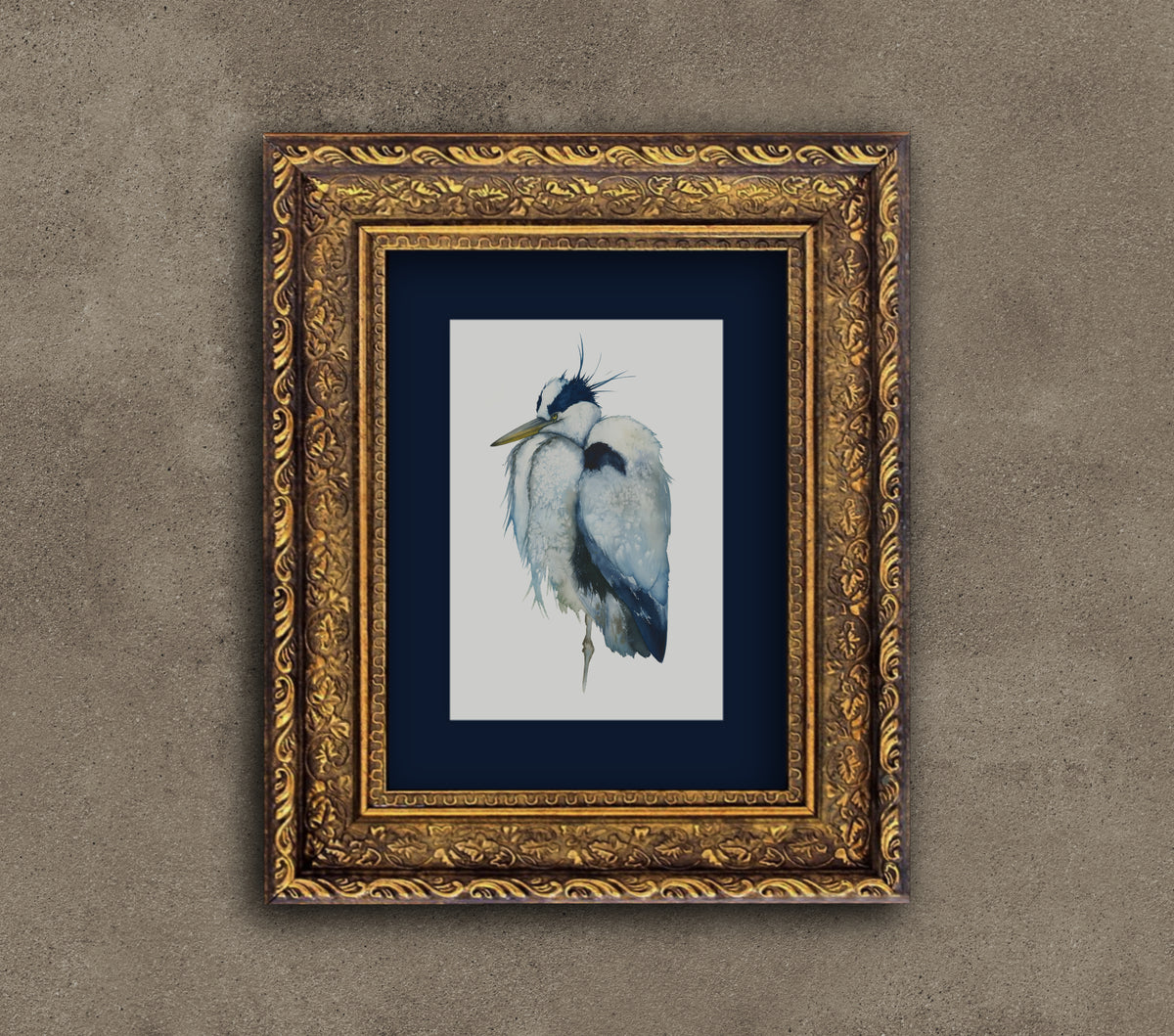 Somewhere - Great Blue Heron Fine Art Print