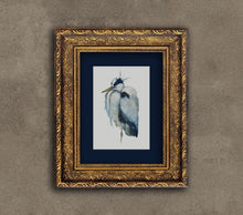 Load image into Gallery viewer, &quot;Somewhere&quot; Fine Art Print - Great Blue Heron (2020)
