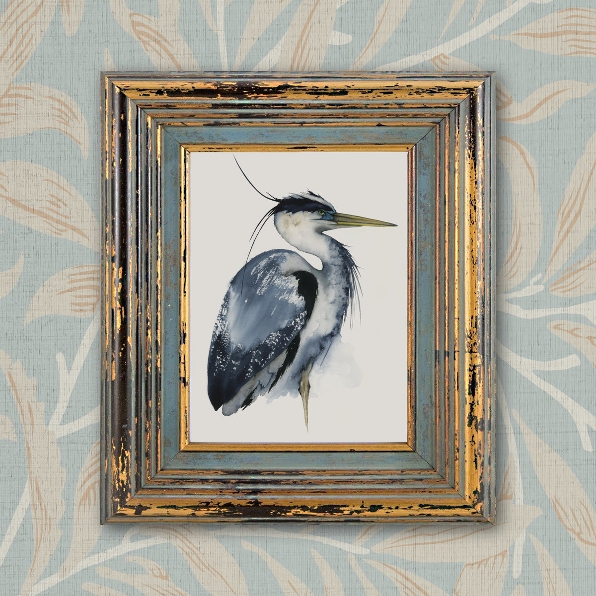 Watchful - Great Blue Heron Fine Art Print