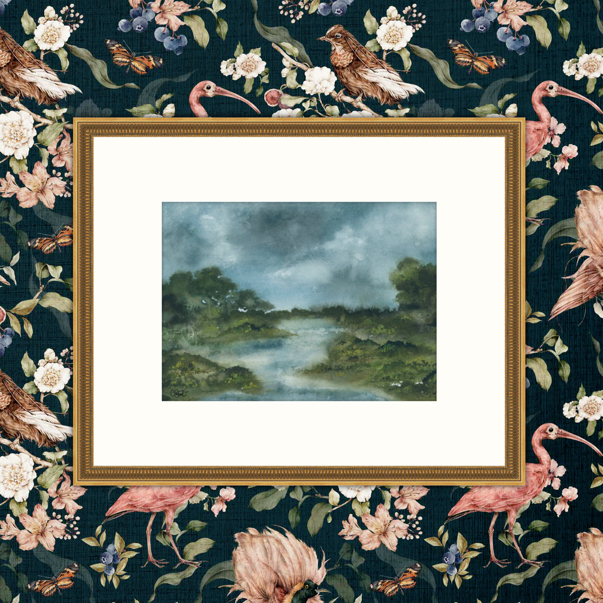 Winter Marsh - Landscape Fine Art Print