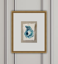Load image into Gallery viewer, &quot;Aqua Waters&quot; ORIGINAL Watercolor Oyster 5x7 (2022)

