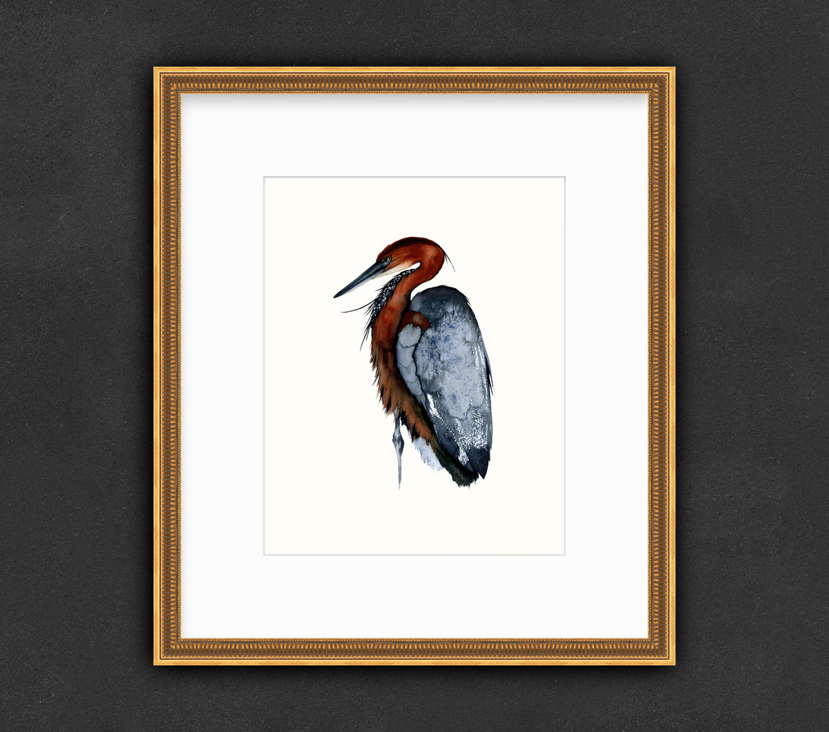 Autumn Jones - Heron Fine Art Print