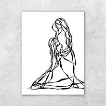 Load image into Gallery viewer, “Bloom &amp; Be Free” Fine Art Print - The Line Series (2021)
