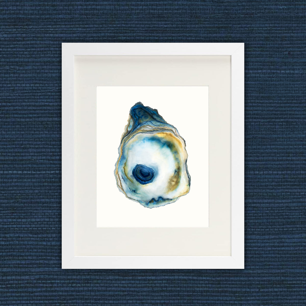 Blue Raju - Oyster Fine Art Print