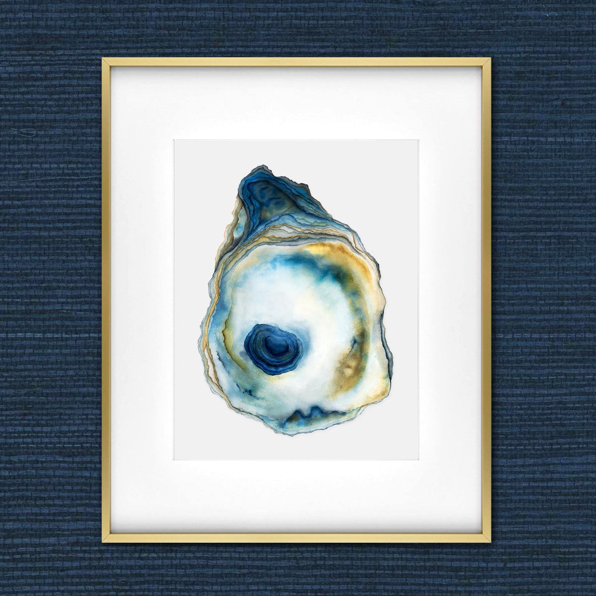Blue Raju - Oyster Fine Art Print