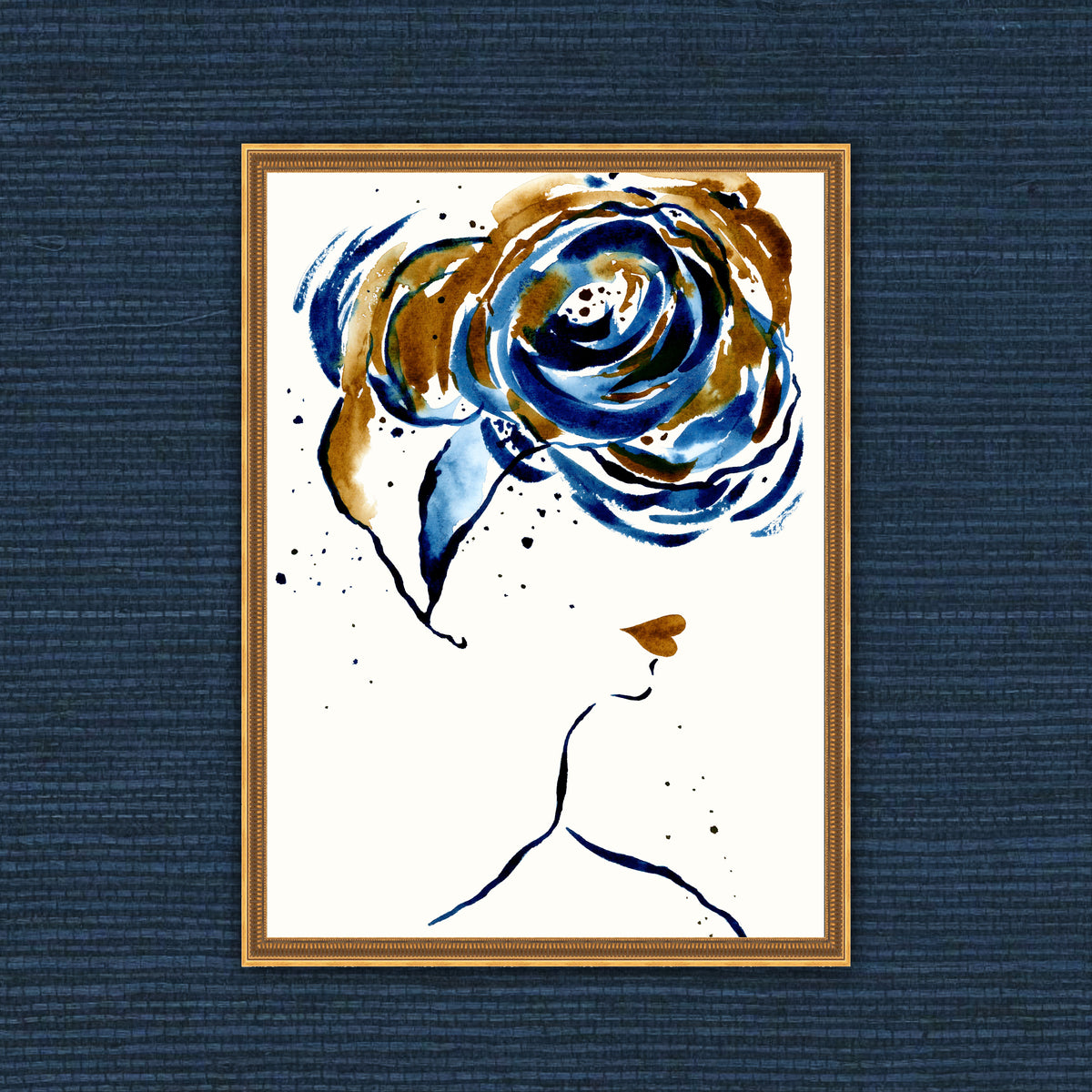 Callie in Blue - The Ladies Fine Art Print