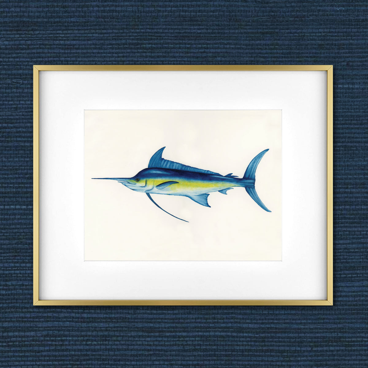 Captain Blu - Blue Marlin Fine Art Print