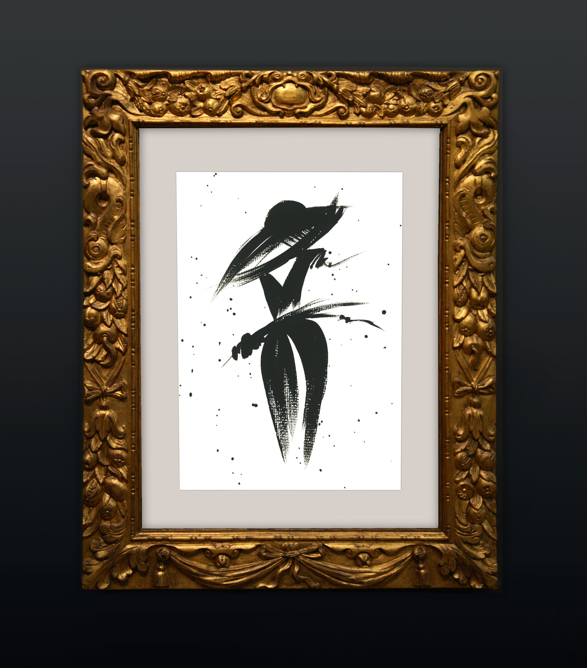 Carolina on White - The Ladies Fine Art Print