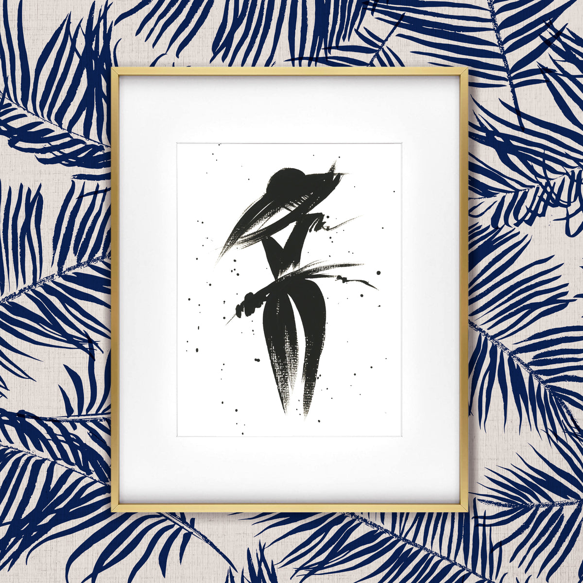 Carolina on White - The Ladies Fine Art Print