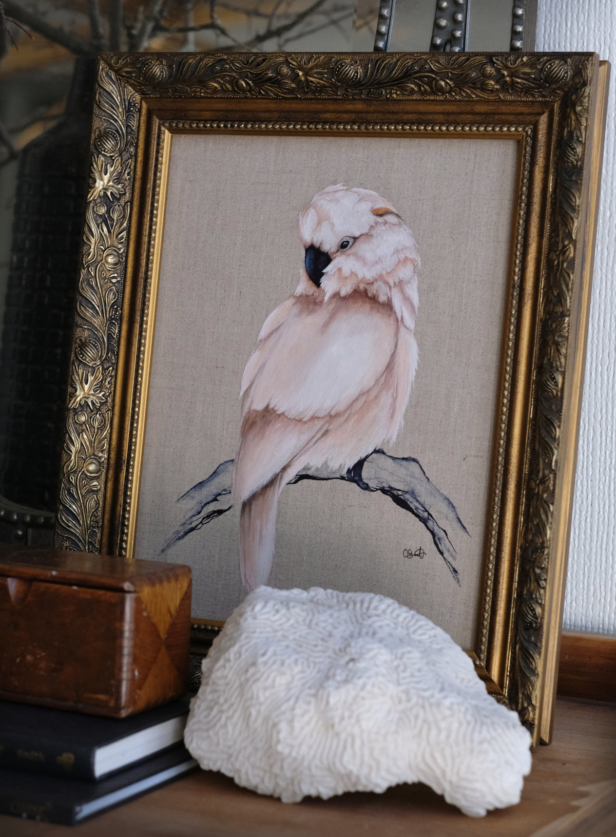 So, This Is Love - Cockatoo Linen Canvas Print