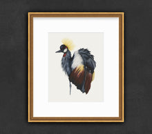 Load image into Gallery viewer, “Fancy, Don&#39;t Let Me Down” Fine Art Print - Grey Crowned Crane (2021)

