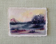 Load image into Gallery viewer, &quot;Icy Spring&quot; ORIGINAL Watercolor Landscape 7x5 (2022)
