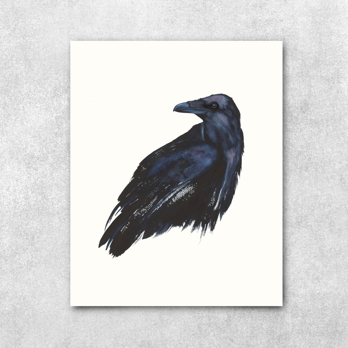 Iridescent Moon - Raven Fine Art Print