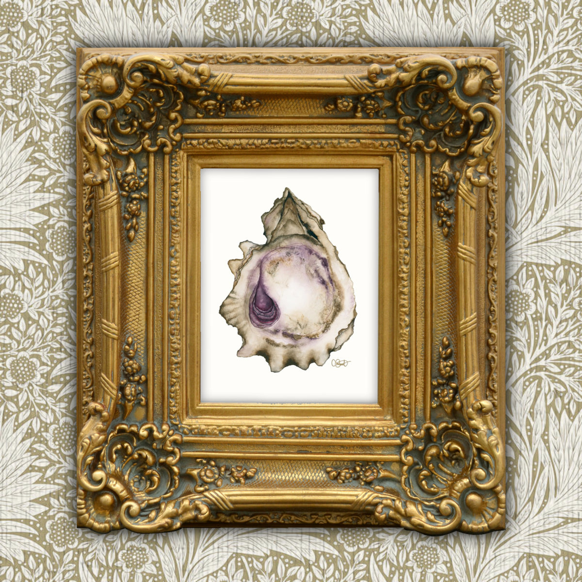 Lilac & Earth - Oyster Fine Art Print