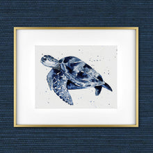 Load image into Gallery viewer, “Midnight” Fine Art Print - Sea Turtle (2019)
