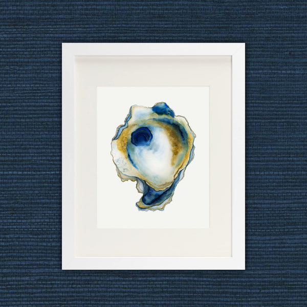 Savi Blue - Oyster Fine Art Print