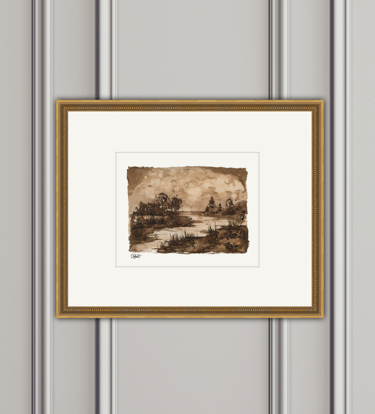 Sepia Sunset - Landscape Fine Art Print