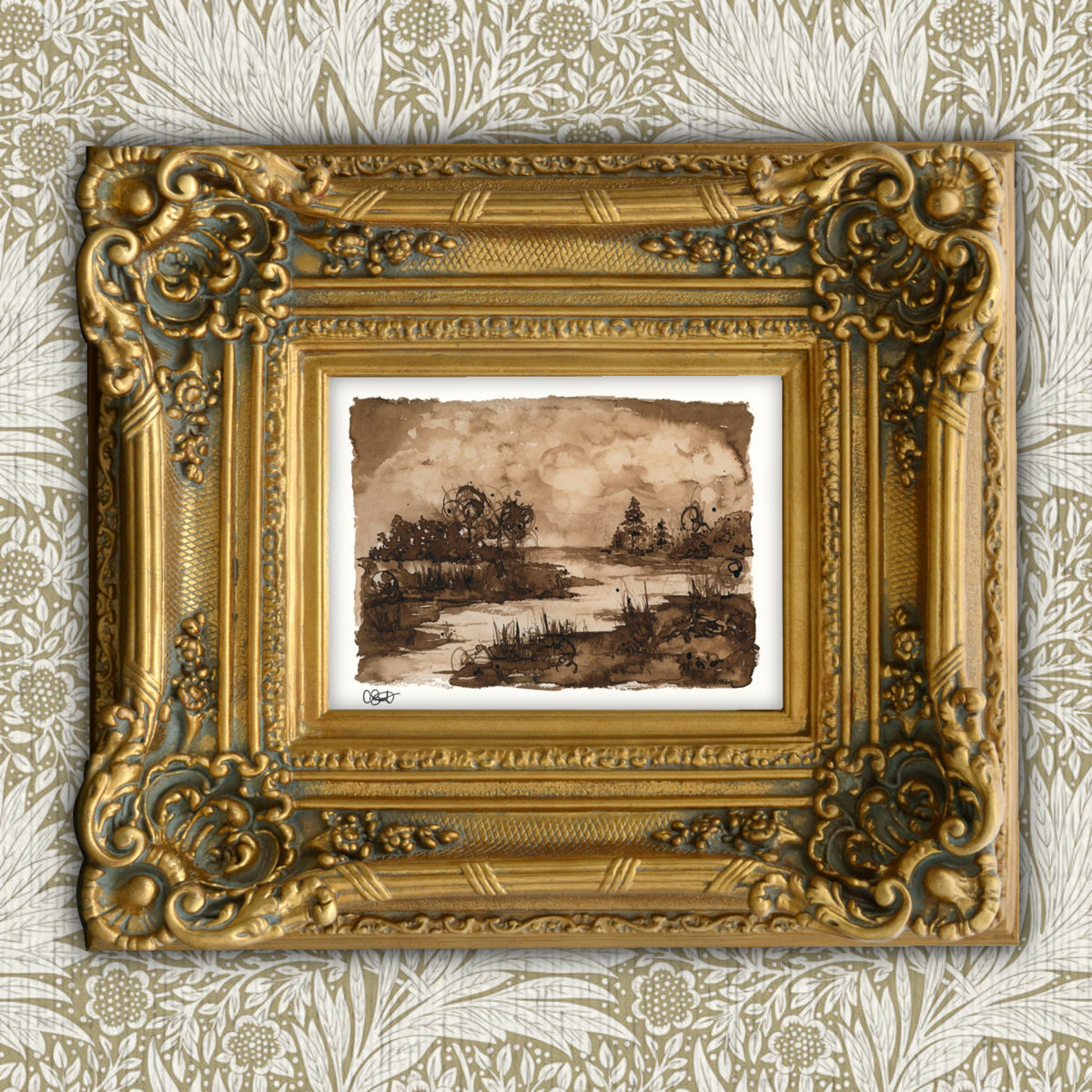 Sepia Sunset - Landscape Fine Art Print