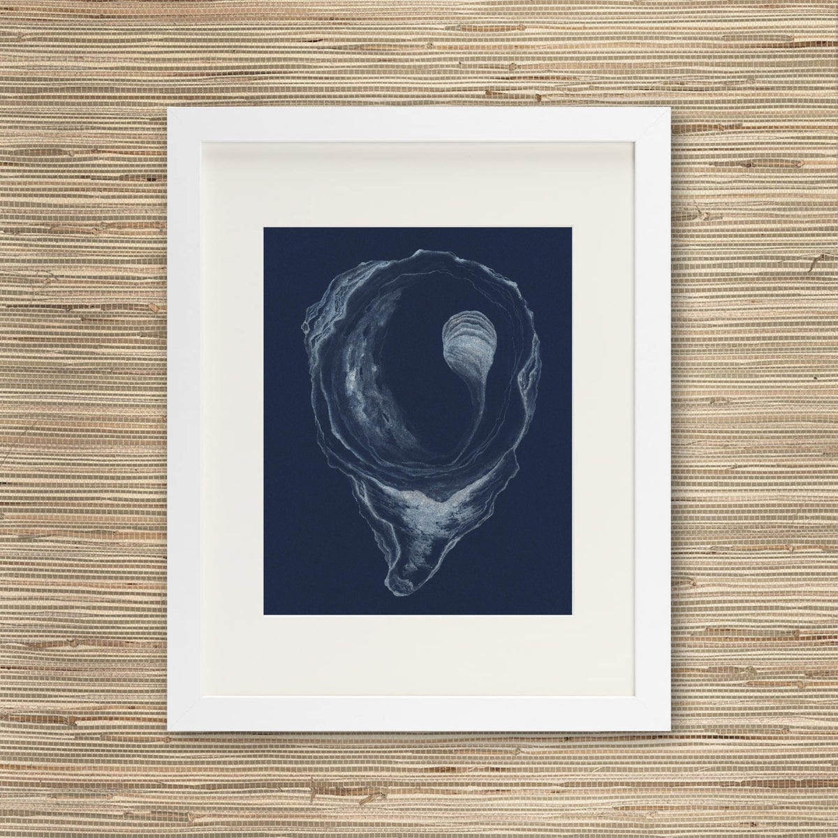 Silver Moon - Silver Oyster Fine Art Print