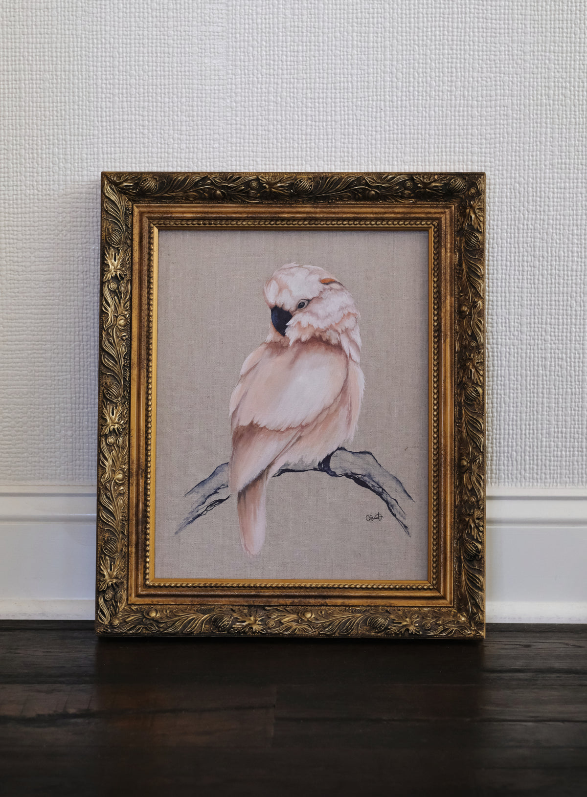 So, This Is Love - Cockatoo Linen Canvas Print