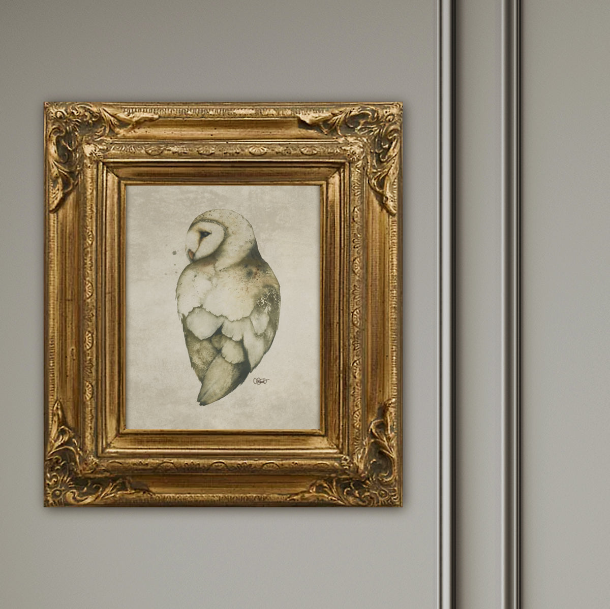 Stone New Mercies - Barn Owl Fine Art Print