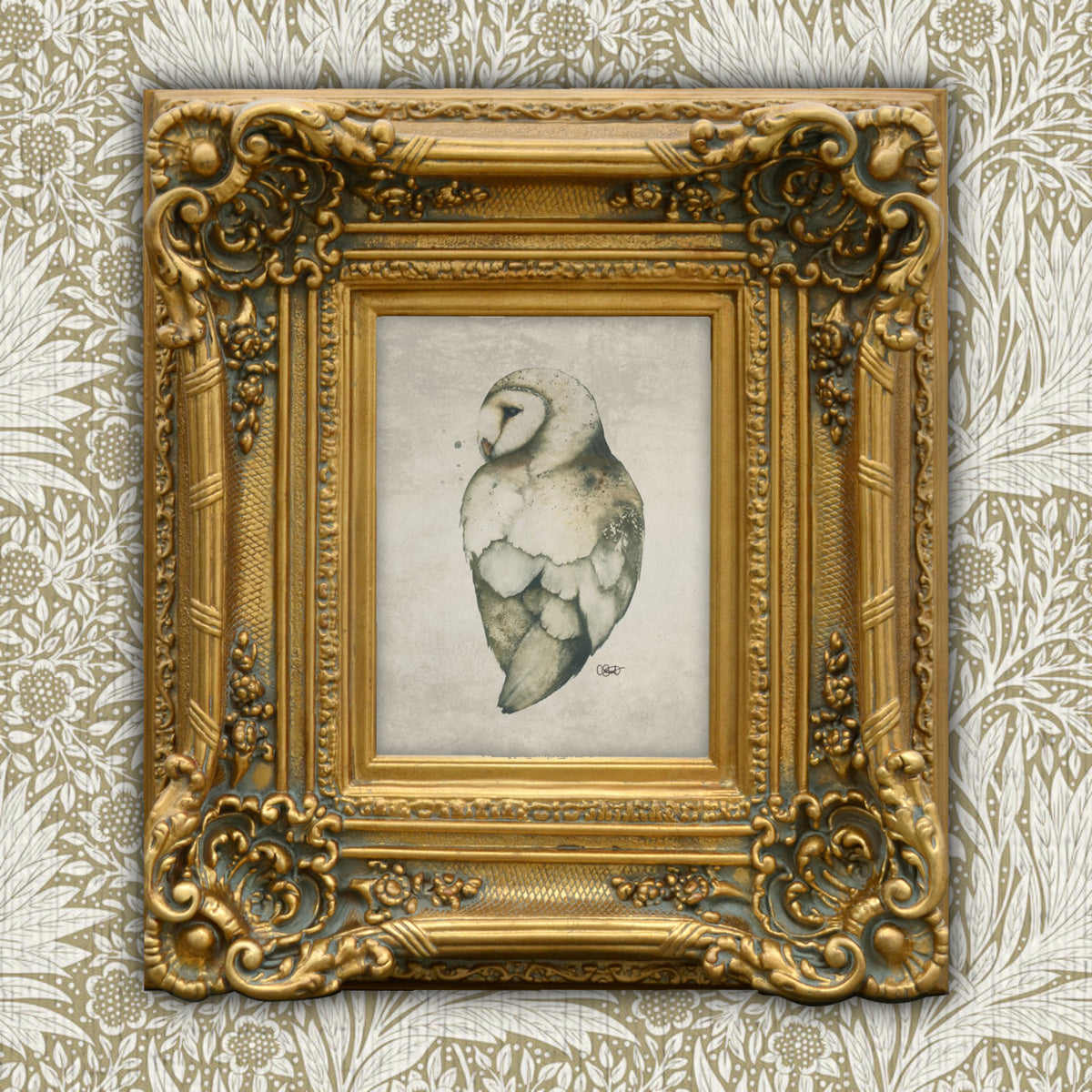Stone New Mercies - Barn Owl Fine Art Print