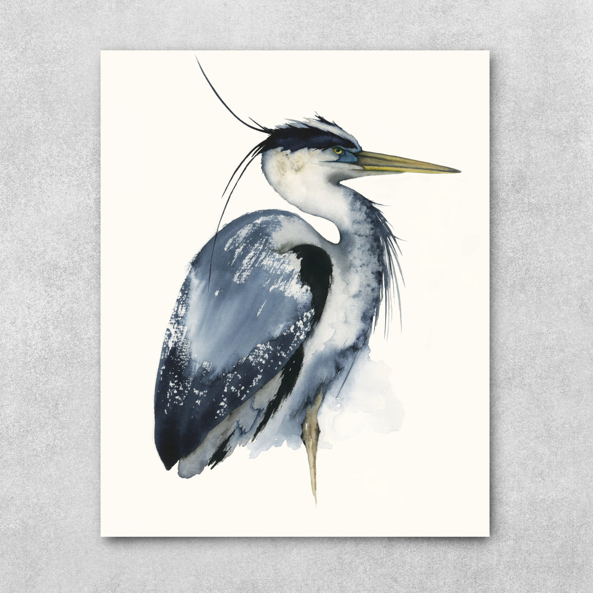 Watchful - Great Blue Heron Fine Art Print