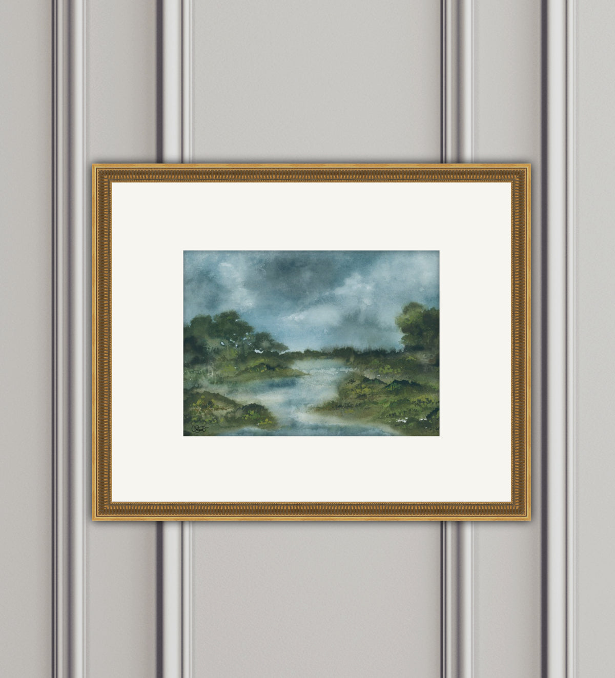 Winter Marsh - Landscape Fine Art Print