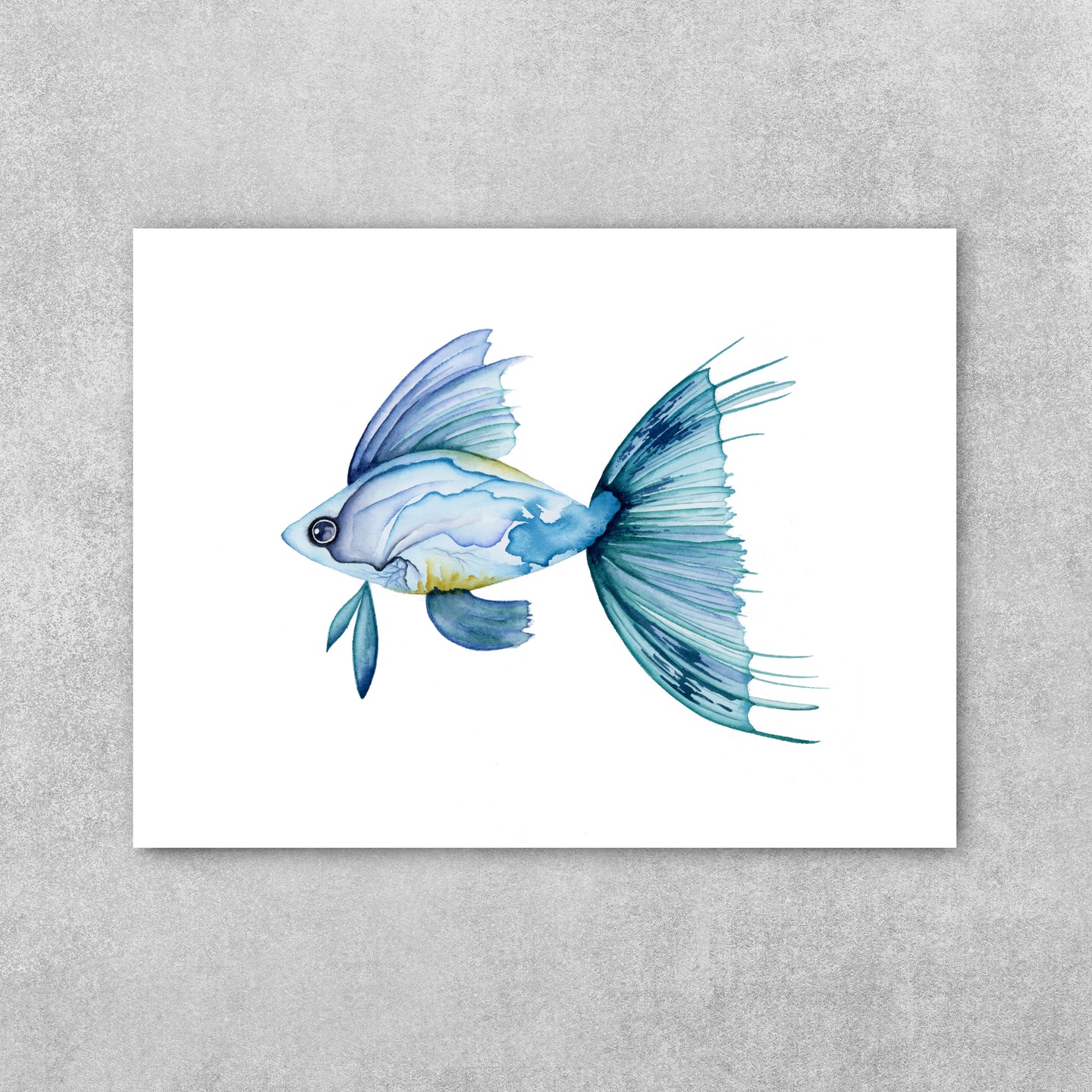 “Wishing” Fine Art Print - Tropical Fish (2019)